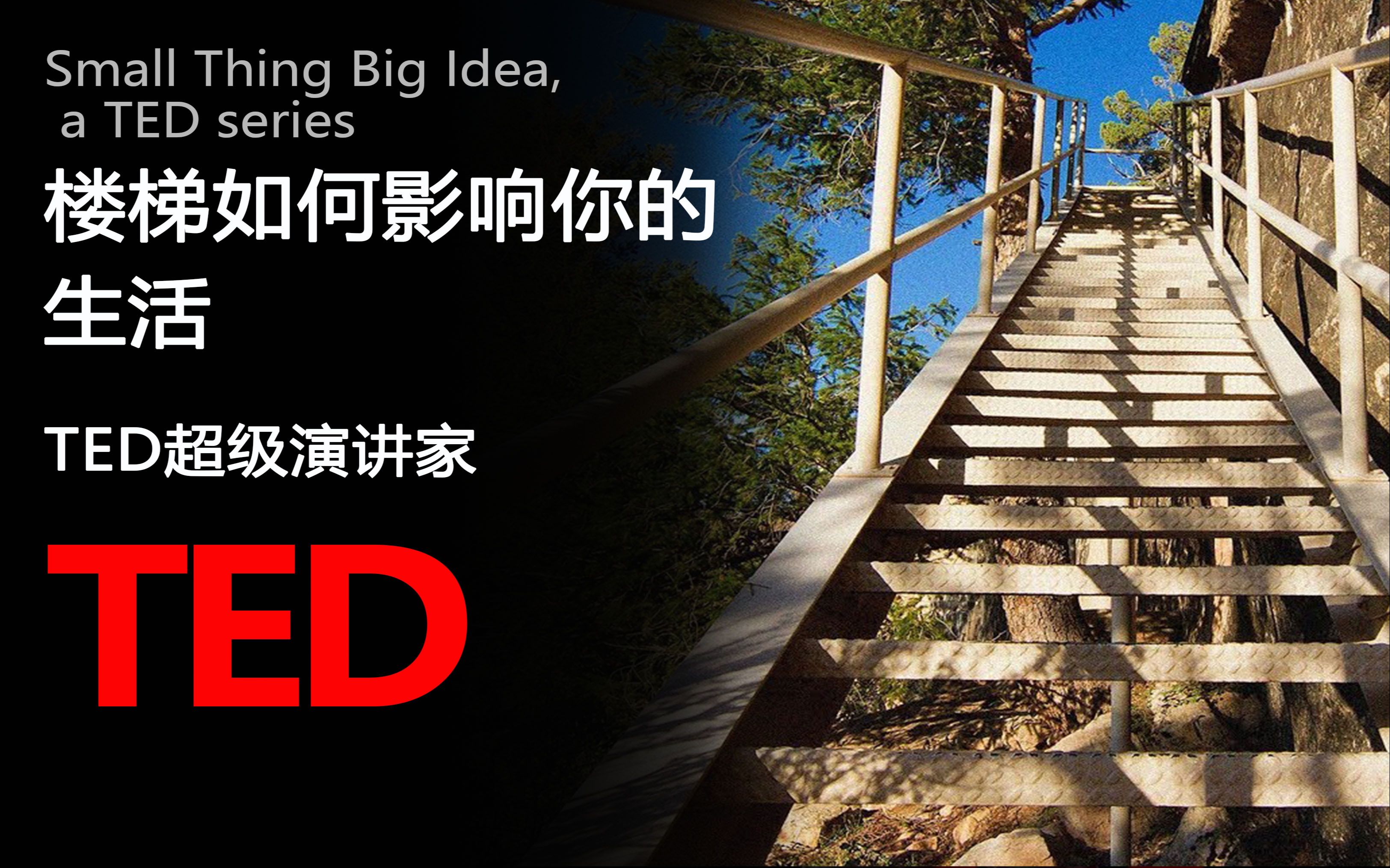 【TED演讲】楼梯如何影响你的生活（中英字幕）